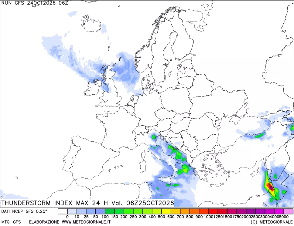 mappa TSI Max 24 ore