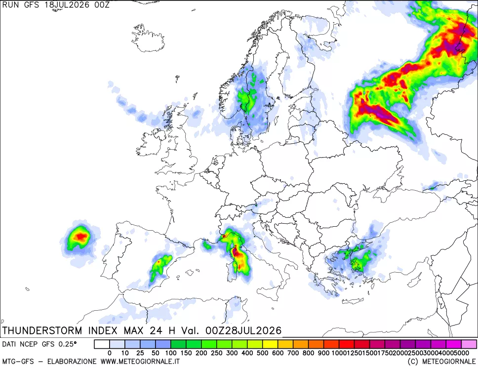 mappa TSI Max 24 ore