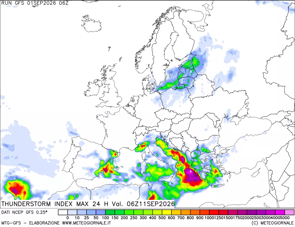 mappa TSI Max 24 ore