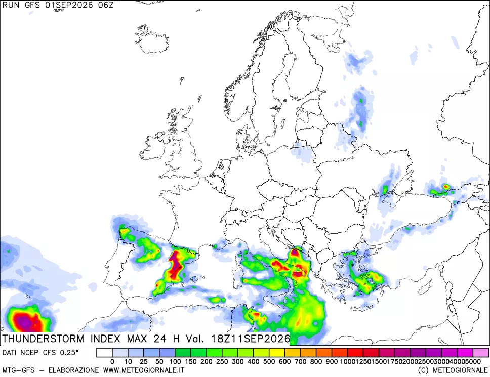 mappa TSI Max 24 ore