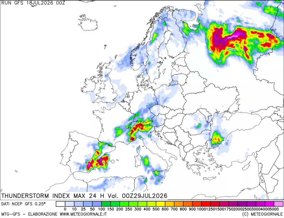 mappa TSI Max 24 ore