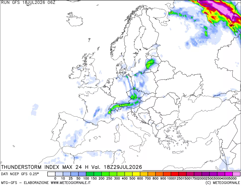 mappa TSI Max 24 ore