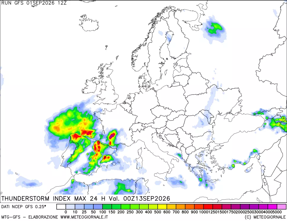 mappa TSI Max 24 ore