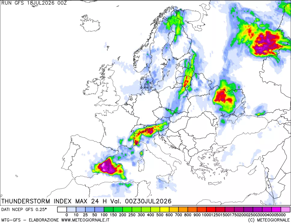 mappa TSI Max 24 ore