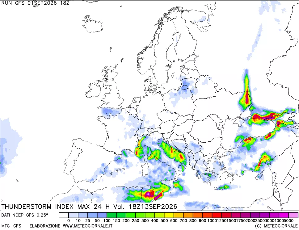 mappa TSI Max 24 ore