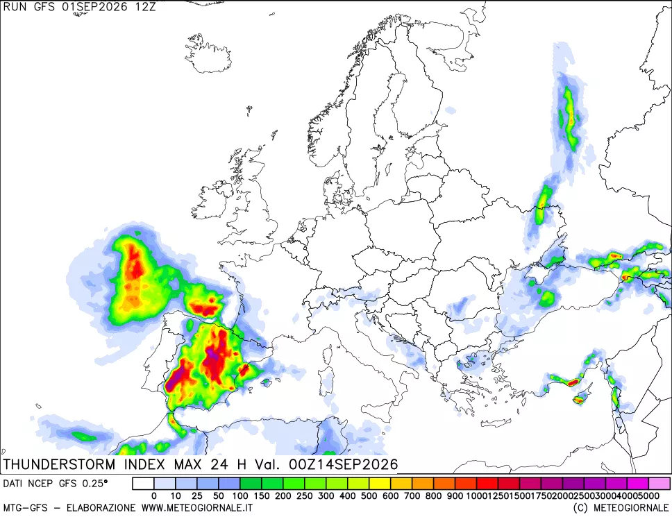mappa TSI Max 24 ore