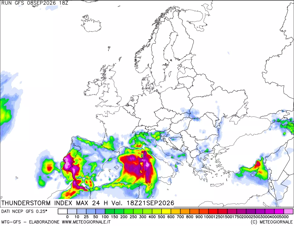 mappa TSI Max 24 ore