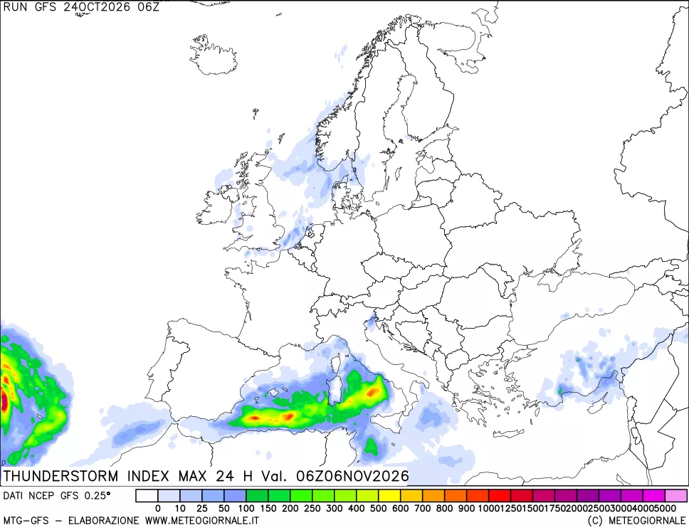 mappa TSI Max 24 ore