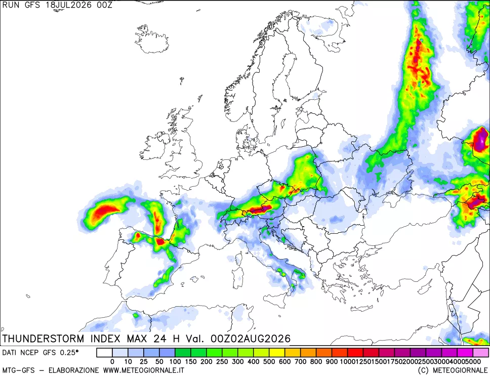 mappa TSI Max 24 ore