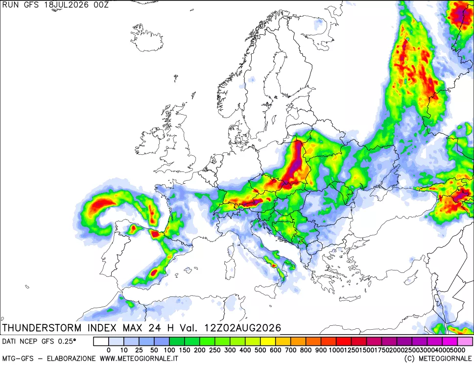 mappa TSI Max 24 ore