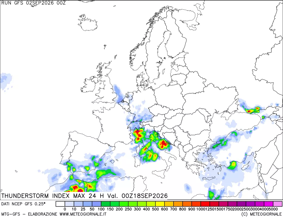 mappa TSI Max 24 ore