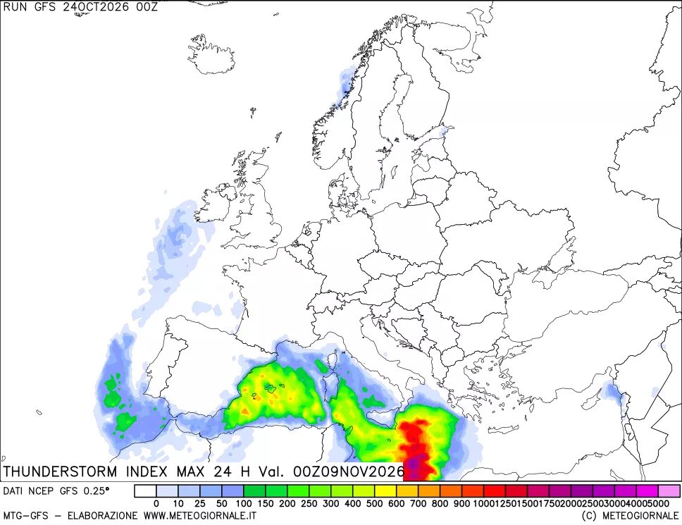 mappa TSI Max 24 ore