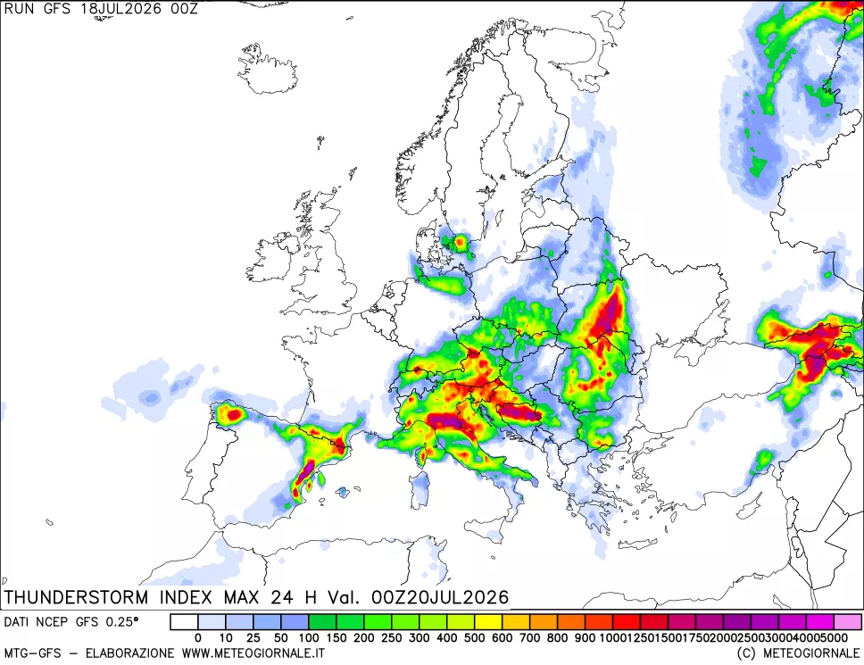 mappa TSI Max 24 ore