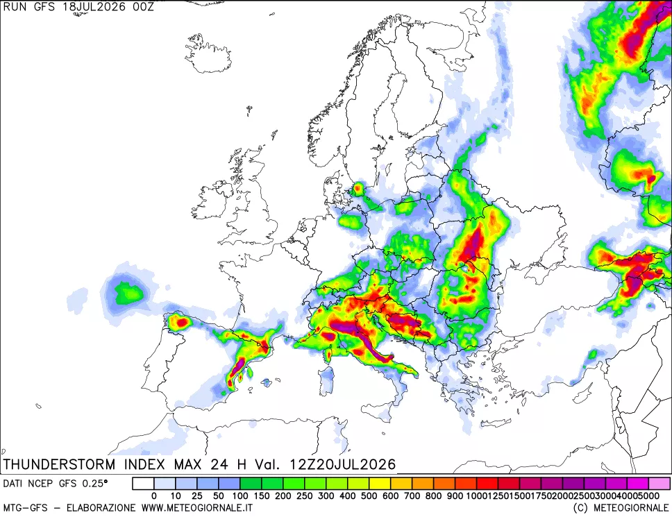 mappa TSI Max 24 ore