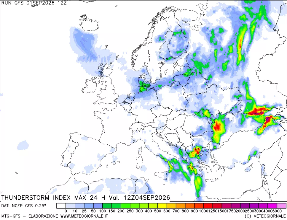 mappa TSI Max 24 ore