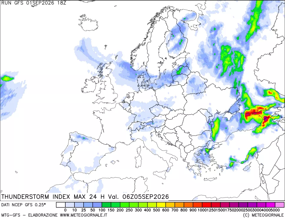 mappa TSI Max 24 ore