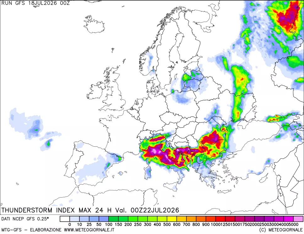 mappa TSI Max 24 ore