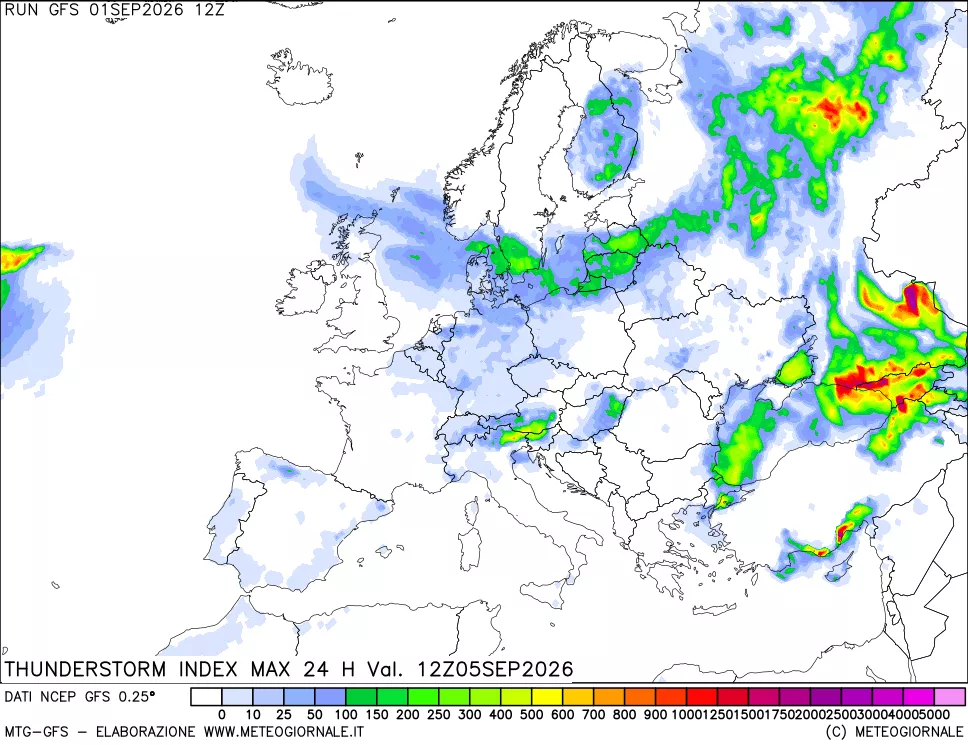 mappa TSI Max 24 ore
