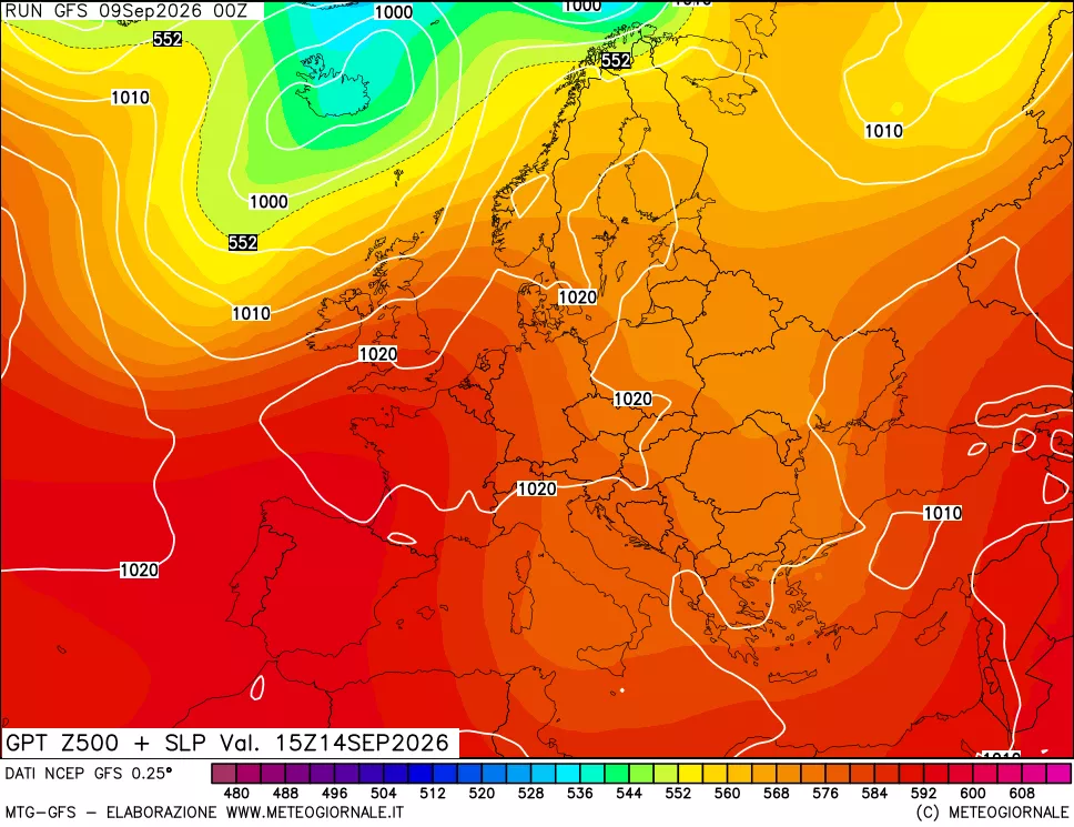mappa 500 hPa GPT + Press SLM