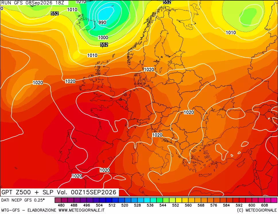 mappa 500 hPa GPT + Press SLM