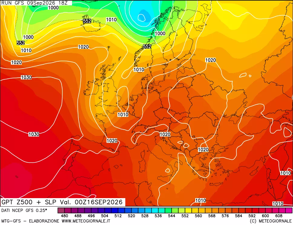 mappa 500 hPa GPT + Press SLM