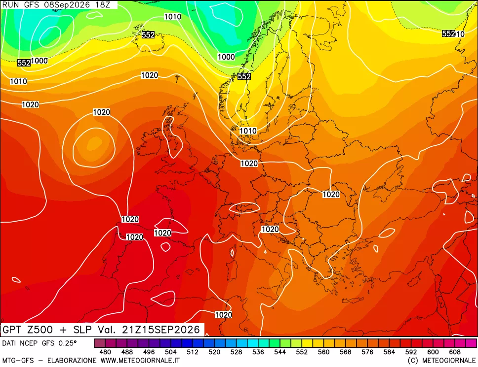 mappa 500 hPa GPT + Press SLM