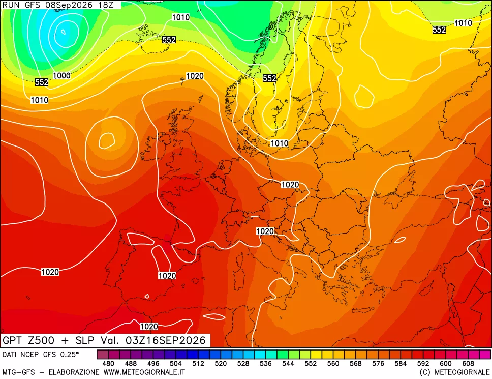 mappa 500 hPa GPT + Press SLM