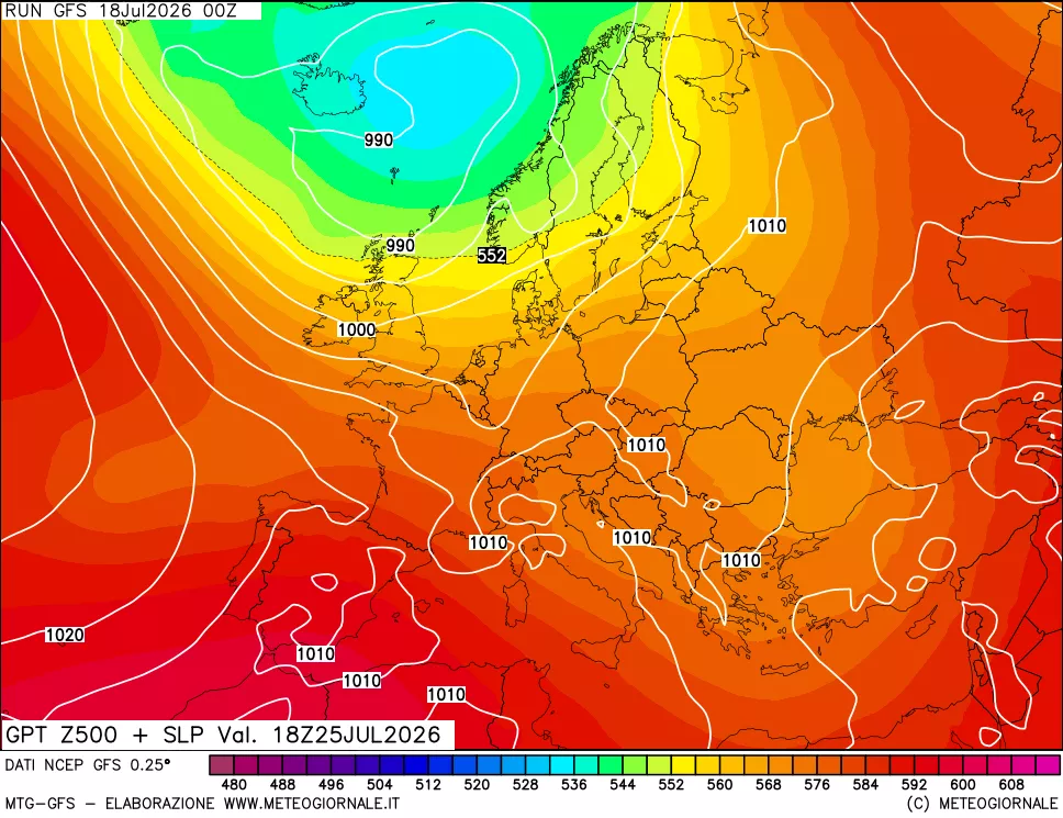 mappa 500 hPa GPT + Press SLM