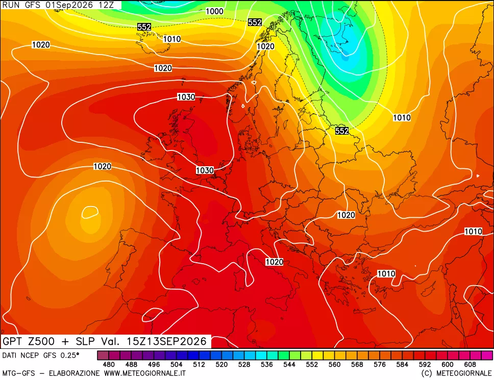 mappa 500 hPa GPT + Press SLM
