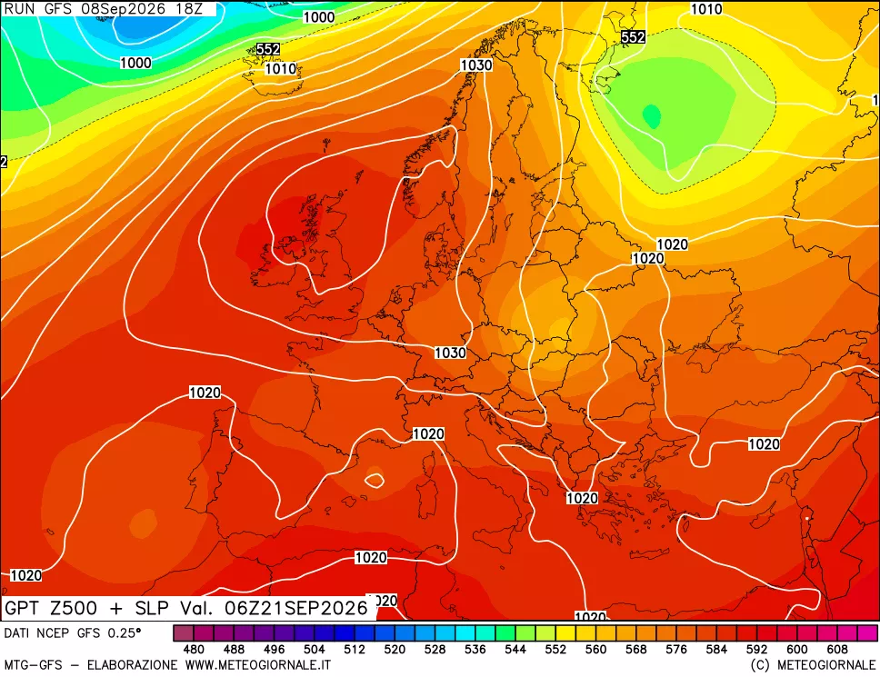 mappa 500 hPa GPT + Press SLM