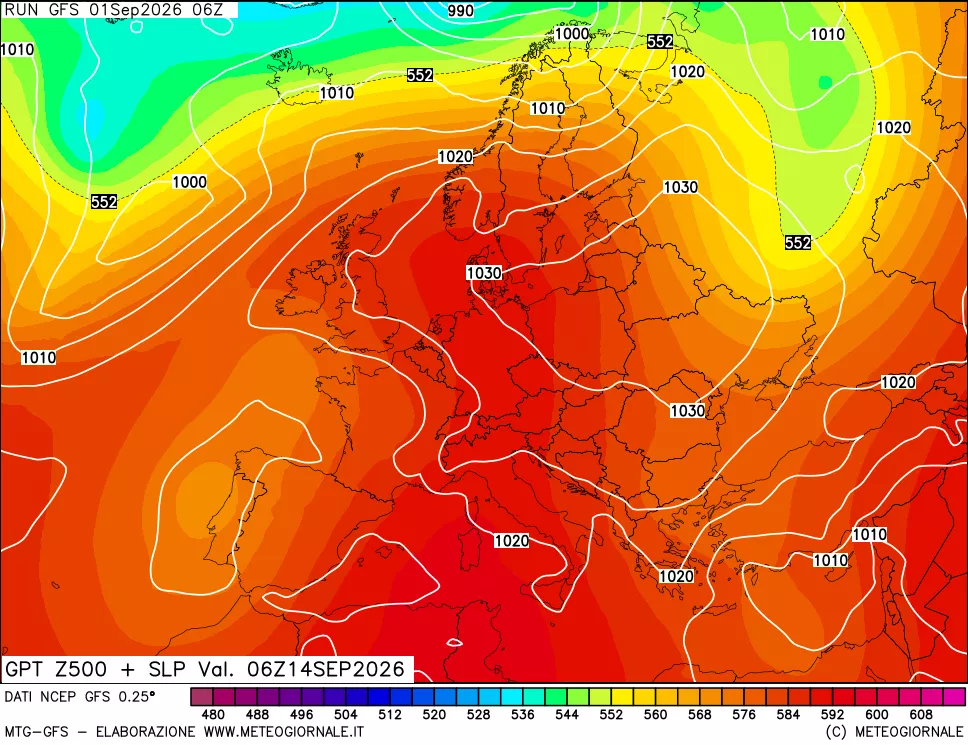 mappa 500 hPa GPT + Press SLM
