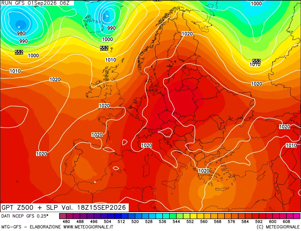 mappa 500 hPa GPT + Press SLM