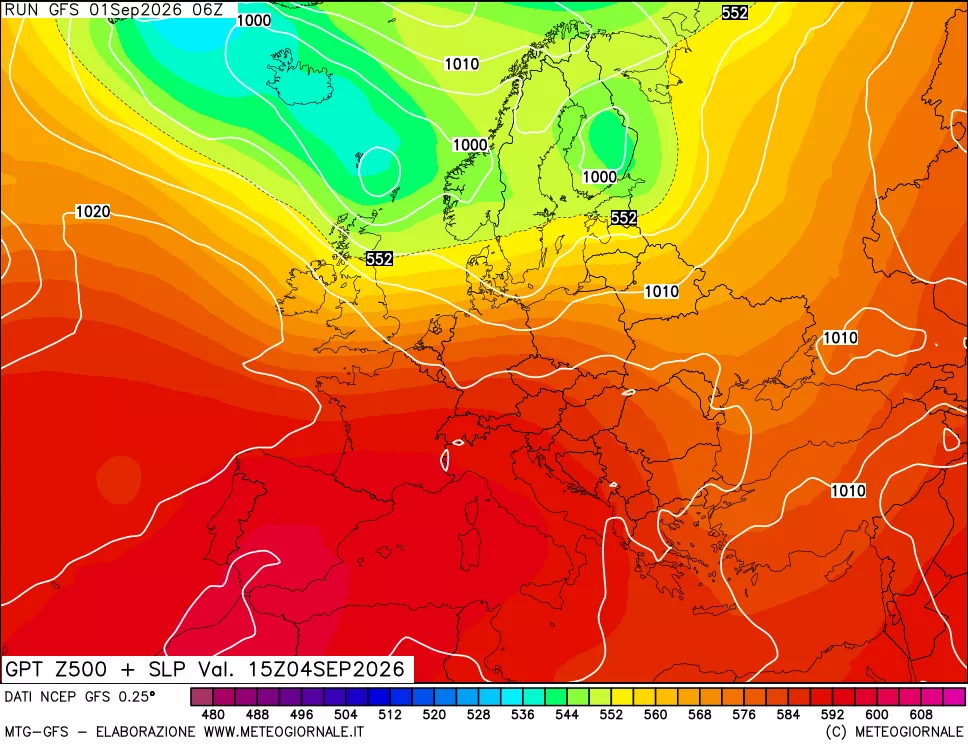 mappa 500 hPa GPT + Press SLM