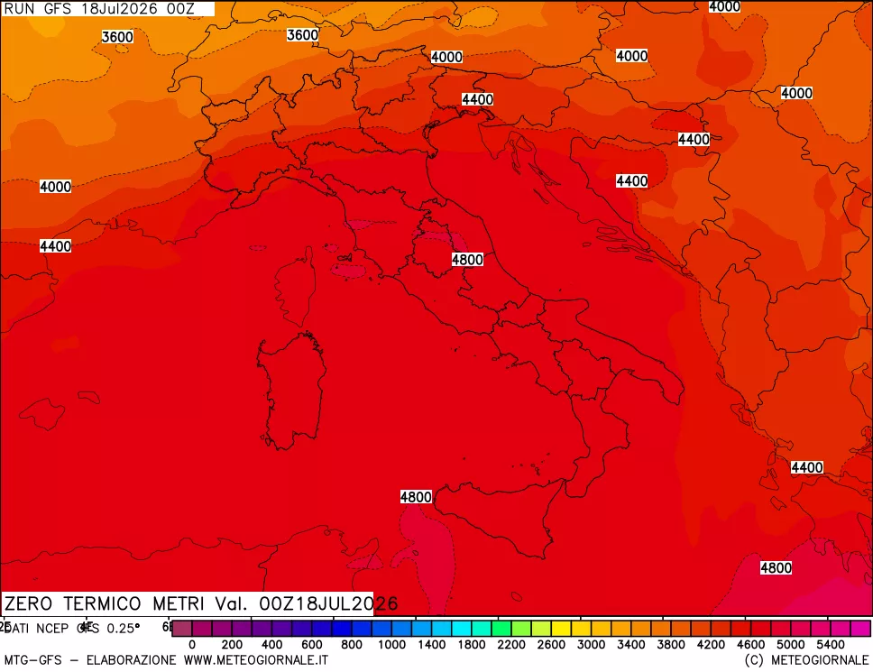 mappa Quota Zero Termico