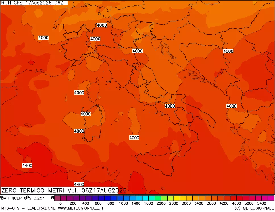 mappa Quota Zero Termico