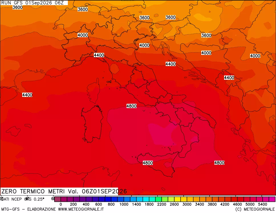 mappa Quota Zero Termico
