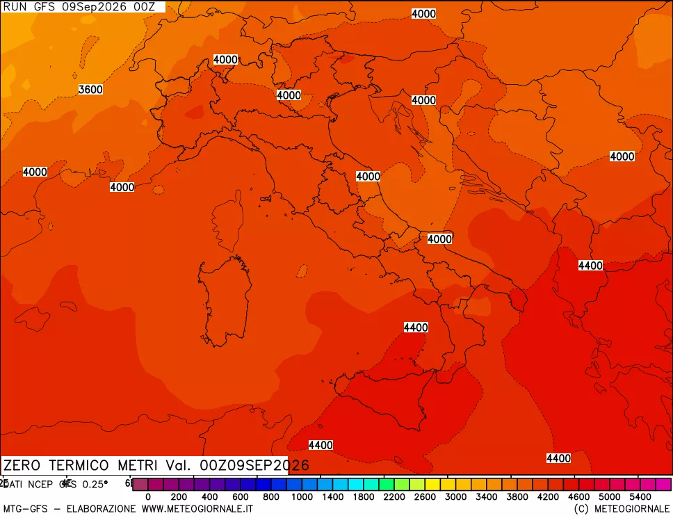 mappa Quota Zero Termico