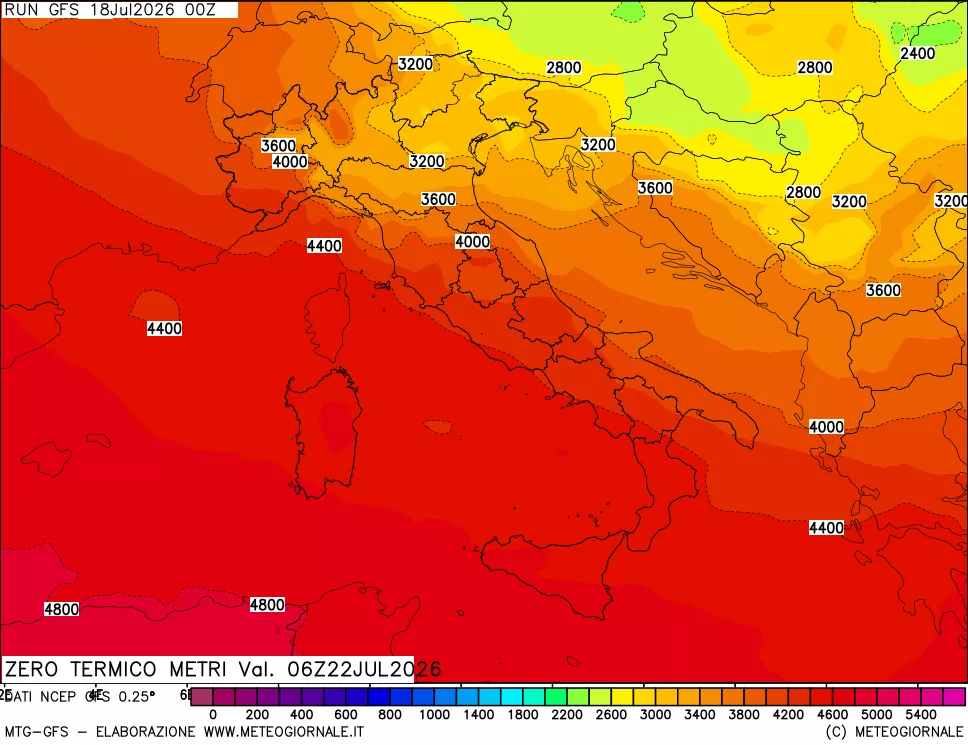 mappa Quota Zero Termico