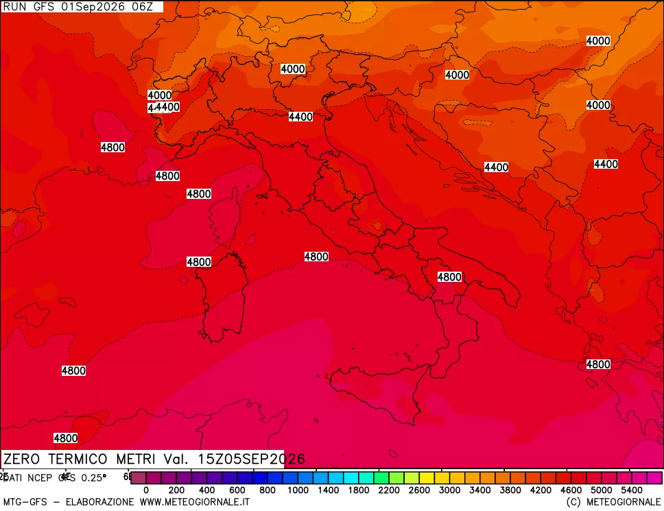 mappa Quota Zero Termico