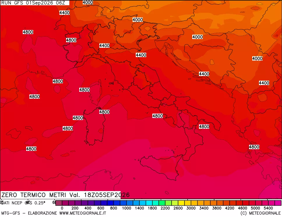 mappa Quota Zero Termico