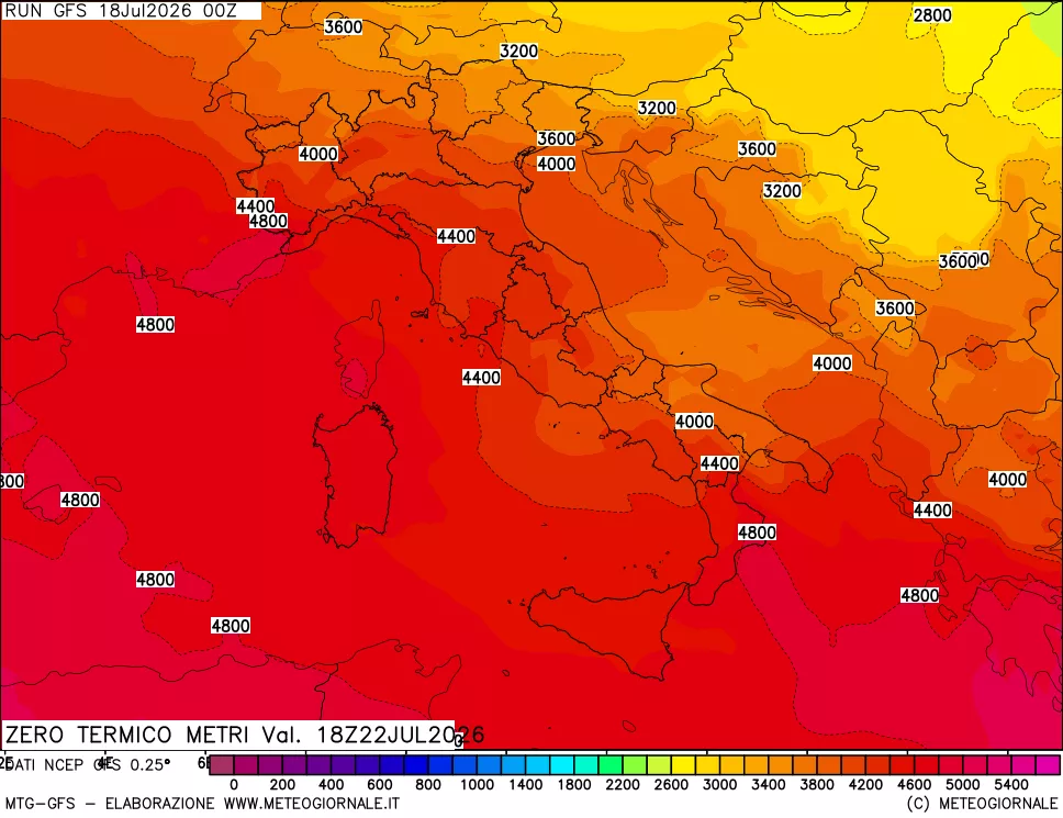 mappa Quota Zero Termico