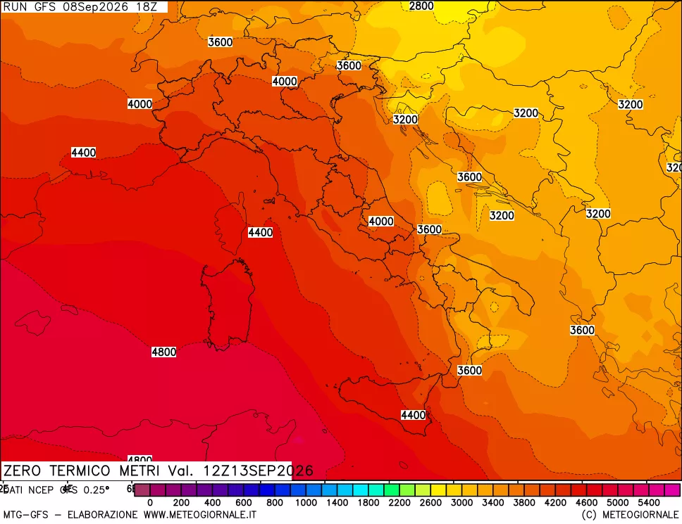 mappa Quota Zero Termico
