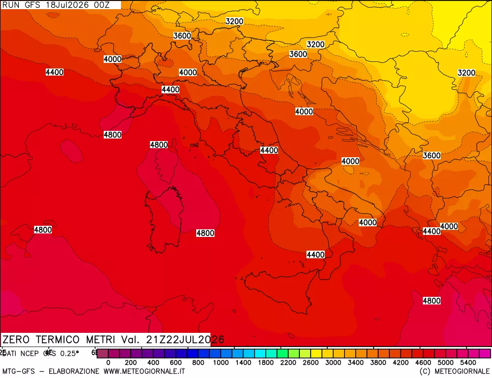 mappa Quota Zero Termico