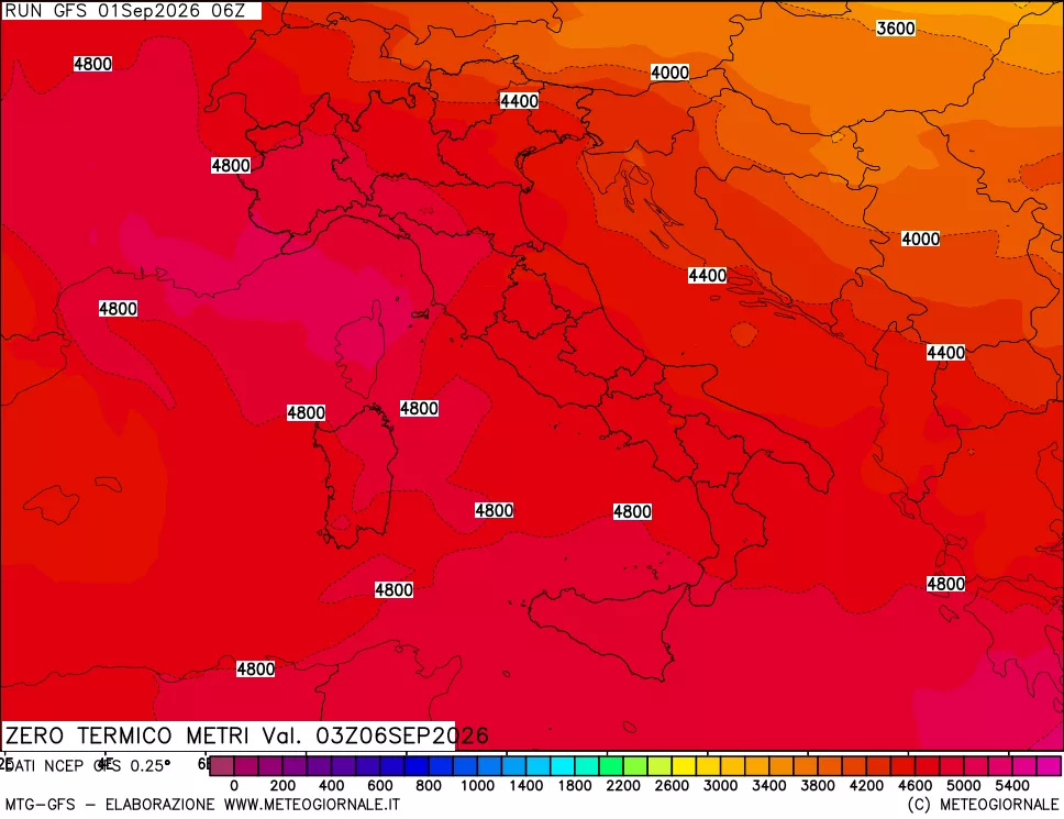 mappa Quota Zero Termico