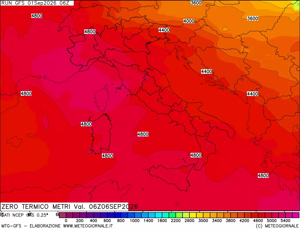 mappa Quota Zero Termico