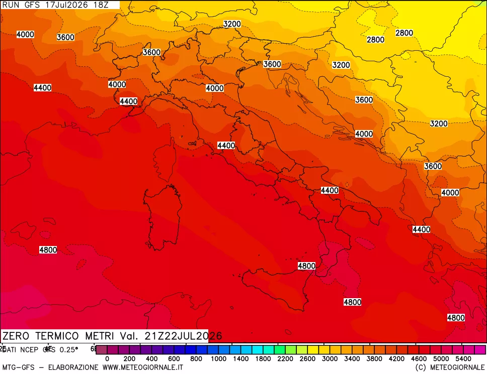mappa Quota Zero Termico