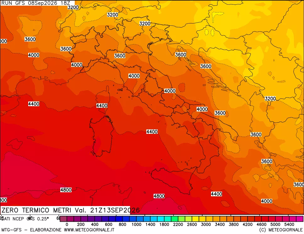mappa Quota Zero Termico