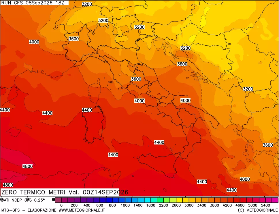mappa Quota Zero Termico