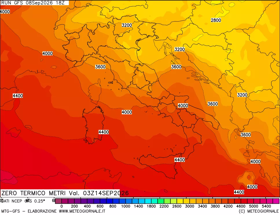 mappa Quota Zero Termico