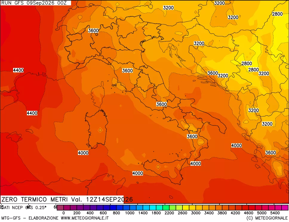 mappa Quota Zero Termico